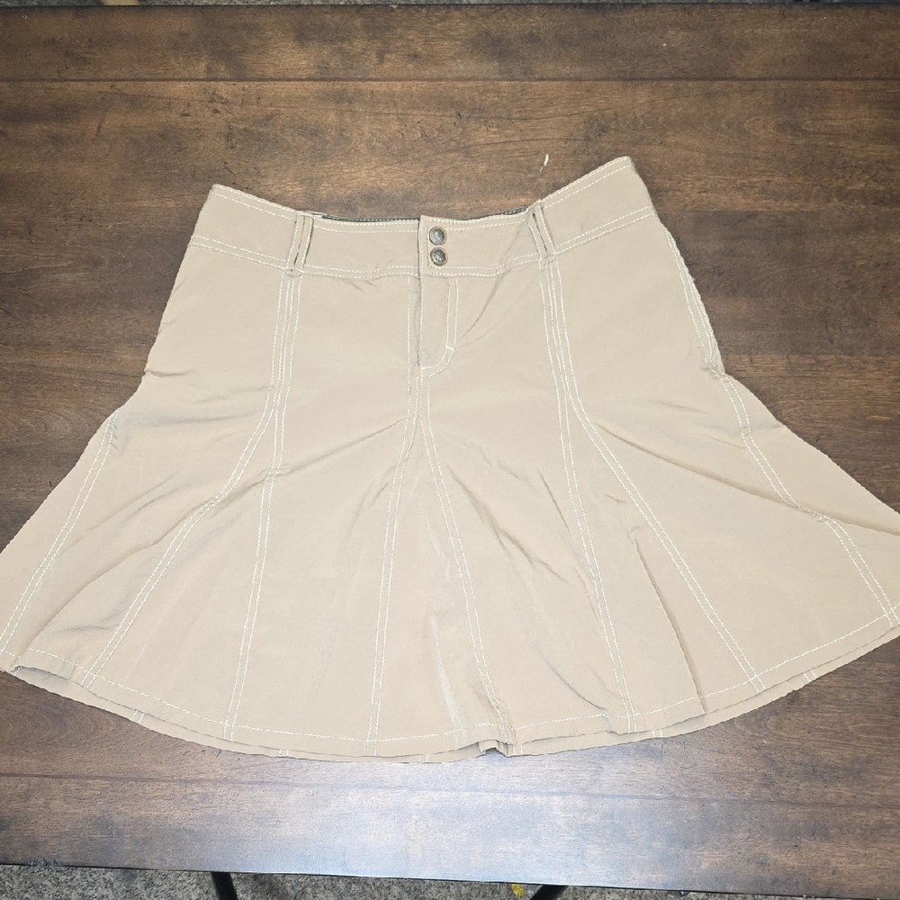 Athleta Beige Skater Skirt